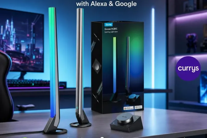 Govee H6047 Rgbic Gaming Light Bar with Alexa & Google