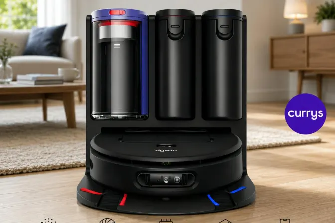 Dyson Spot + Scrub Ai Robot Vacuum Cleaner - Black