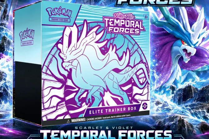 Pokémon Tcg: Scarlet & Violet - Temporal Forces Etb - Walking Wake