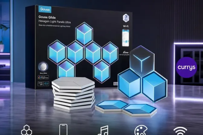 Govee Glide H606AB81 Hexagon Light Panel - Pack of 7