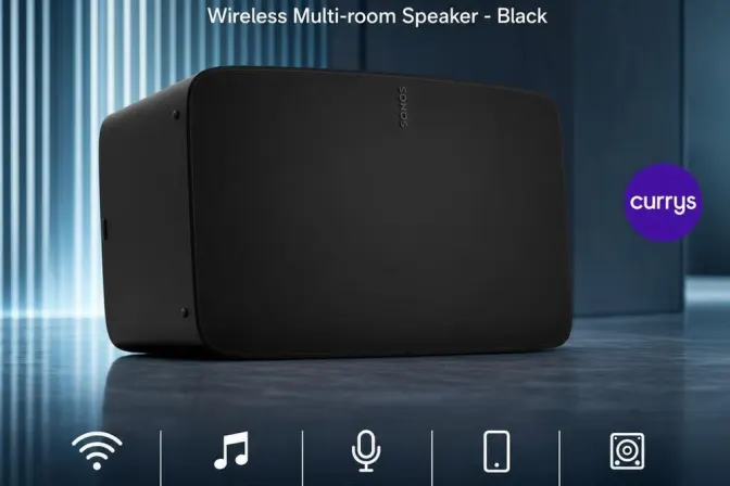 Sonos Five Wireless Multi-Room Speaker - Black
