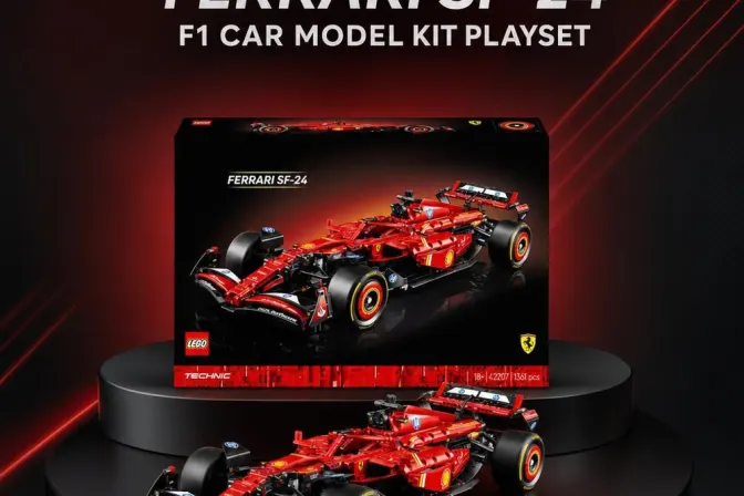 Lego® Technic 42207 Ferrari Sf-24 F1 Car Model Kit Playset