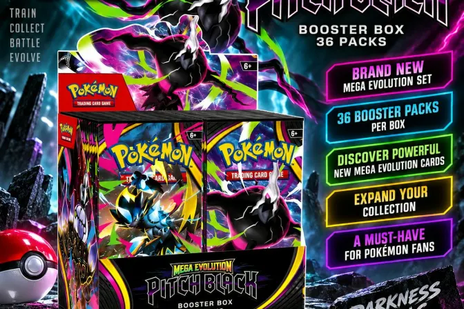 New Release Pokemon Tcg Pitch Black Booster Box 36 Packs