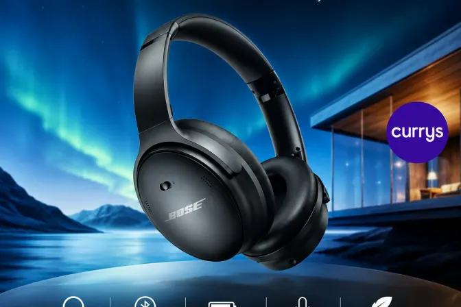 Bose Quietcomfort Sc Wireless Noise Cancelling Headphones - Black