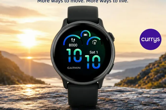 Garmin Vivoactive 6 GPS Smart Watch - Slate & Black