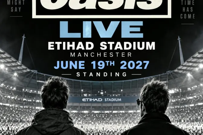 2 X Oasis Live Etihad Stadium Manchester June 19Th 2027 Standing