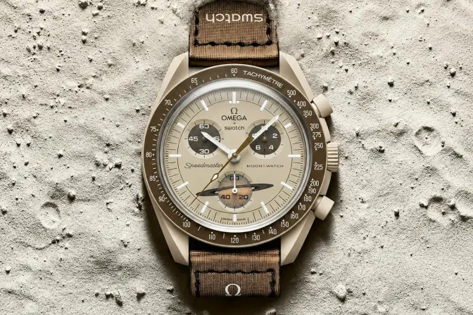 Swatch X Omega Saturn