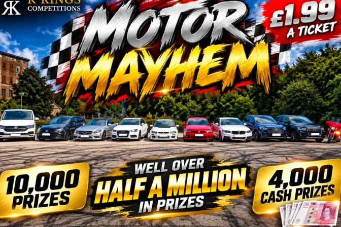 Motor Mayhem Instant Win Competition