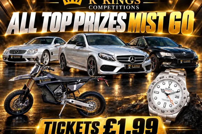 Low Odds All Top Prizes Must Go Instant Win Competition