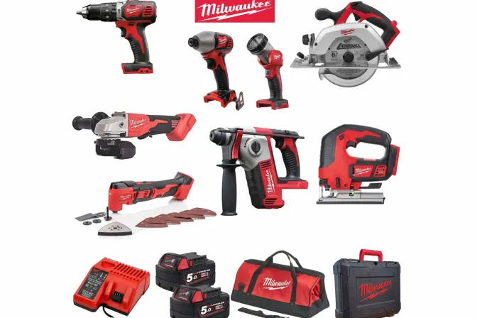 8pc Milwaukee Tool Kit