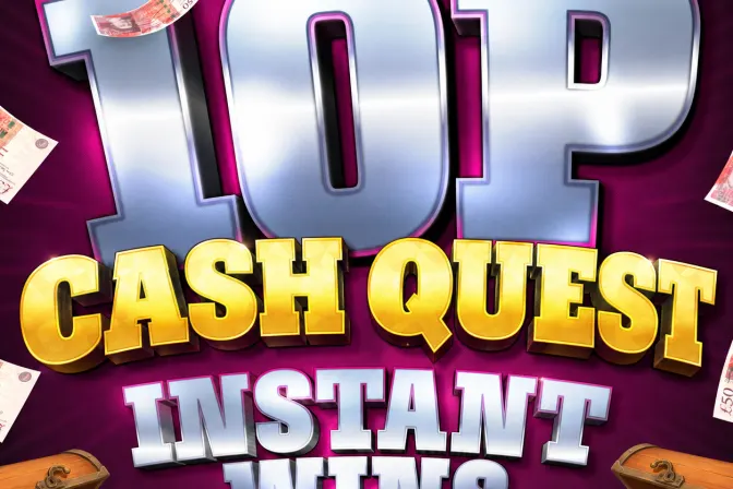 Ten Pence Cash Quest Instant Wins - 1,000 Chances to Win