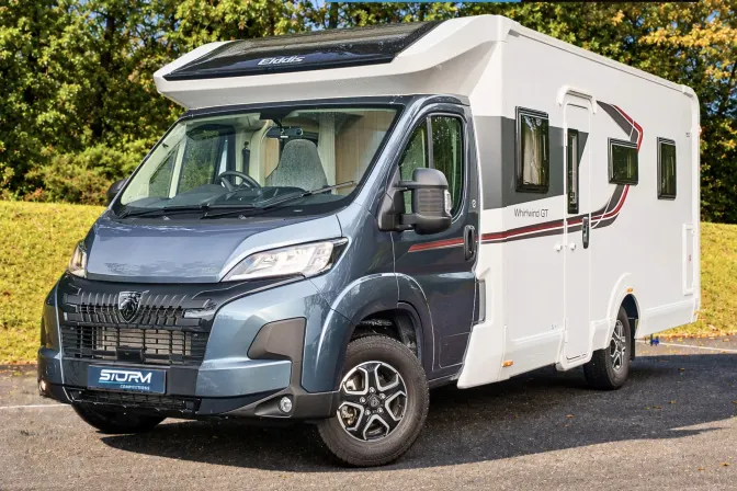 Win This Brand New Elddis Whirlwind GT 150 4 Berth Motorhome