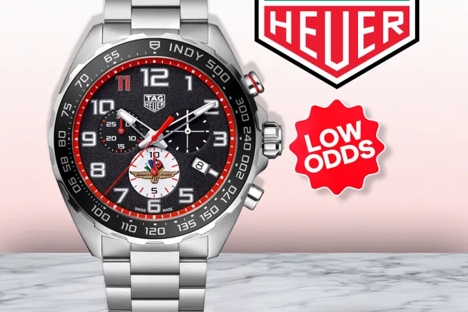 Tag Heuer Formula 1 Indy 500 43mm Special Edition Mens Watch Black