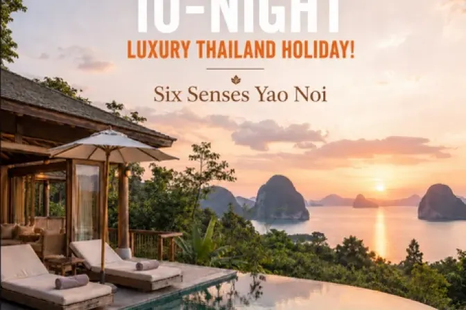 10 Night Luxury Thailand Holiday for 2