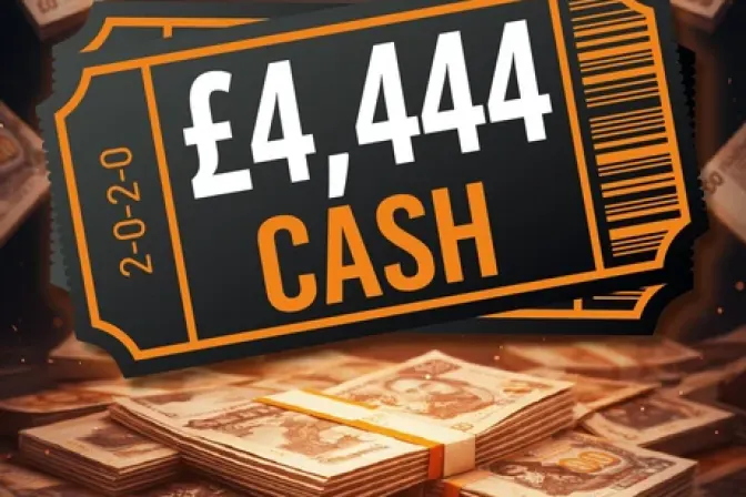 £4,444 Cash