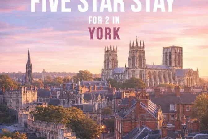 2 Night 5 York Getaway for 2