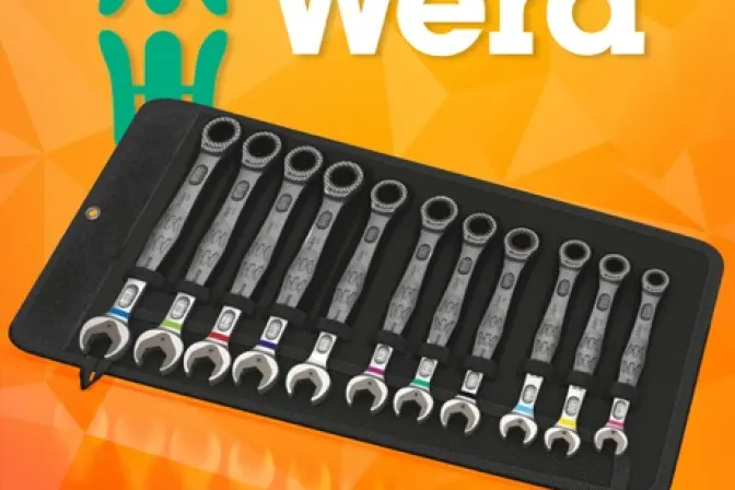 Wera 11 Piece Joker Combination Ratchet Wrench Set