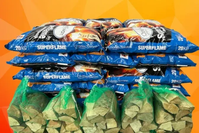 Superflame Coal 25 X 20kg Bags + Softwood Logs Bundle