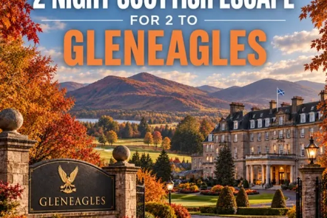 2 Night Stay at Gleneagles for Two