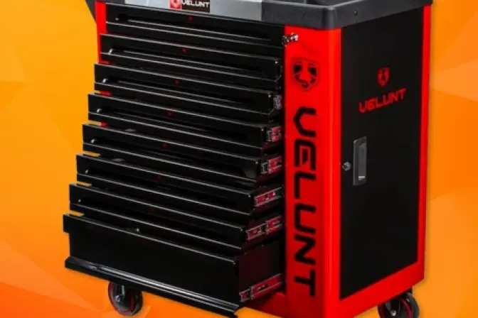 Tool Chest Box Trolley Cabinet with Tool
