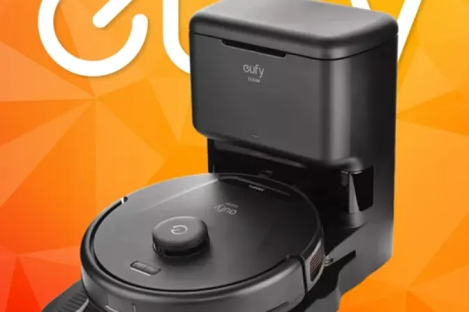 Eufy Hybrid 2-in-1 Robotic Vacuum and Mop