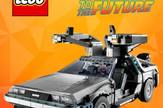 Lego Icons Back to the Future Delorean Time Machine