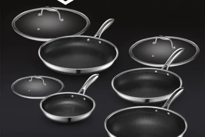 Hexclad Hybrid Cookware Pan Set