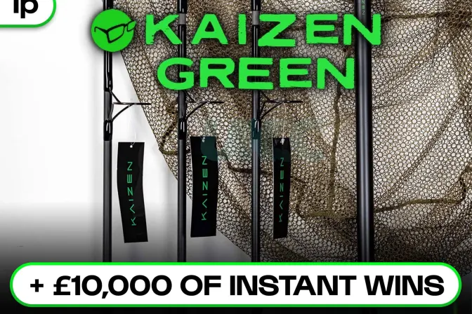 Korda Kaizen Green 12Ft 3.5Lb Rods + Korda Kaizen Green Net 42"!