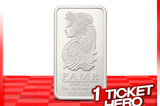 1oz Silver Bar!
